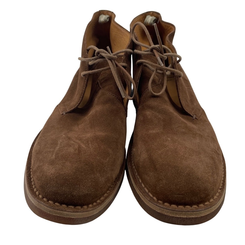 Officine Creative Men Chukka Boots Desert Brown Suede Handmade Italy 43
